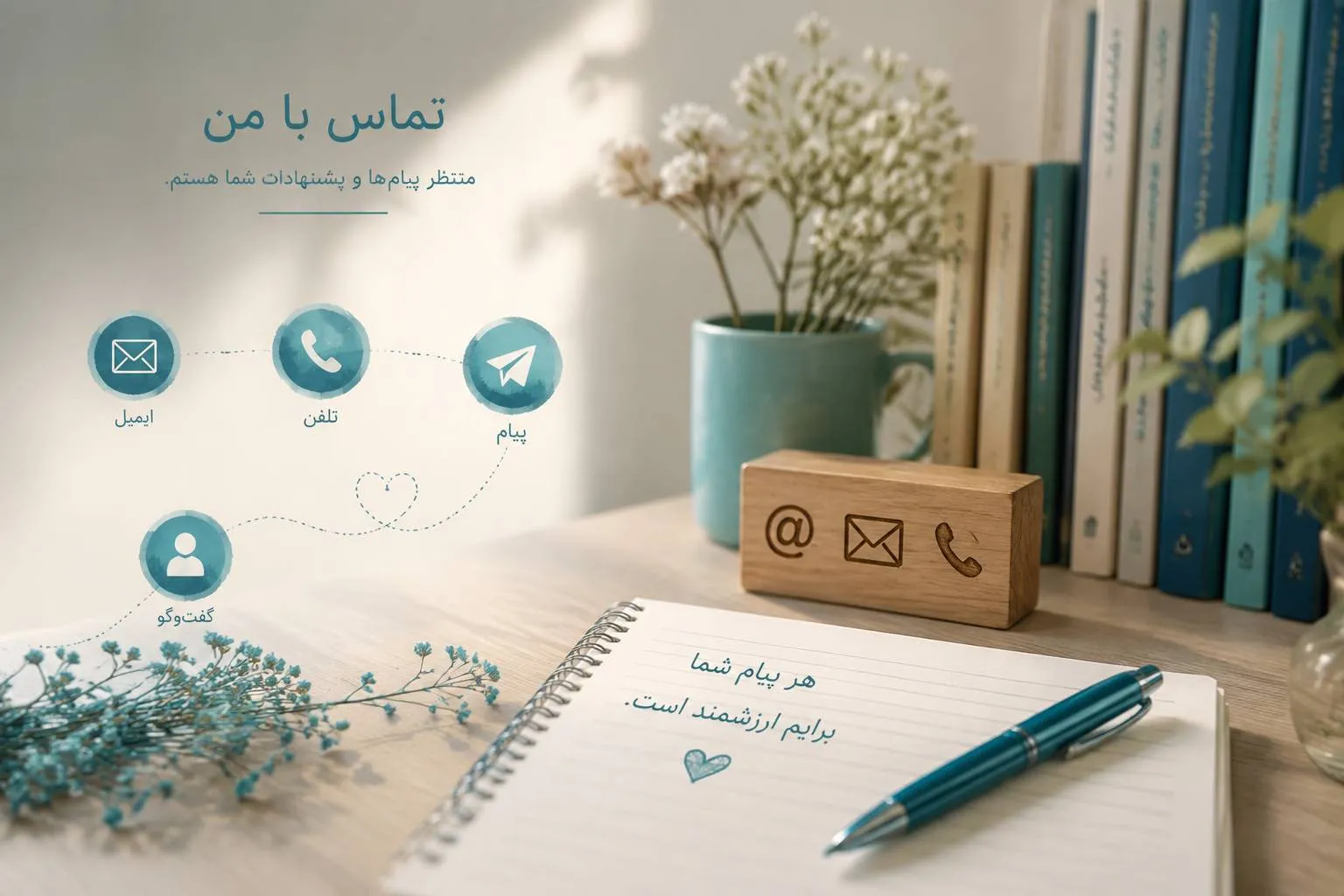 تماس با من